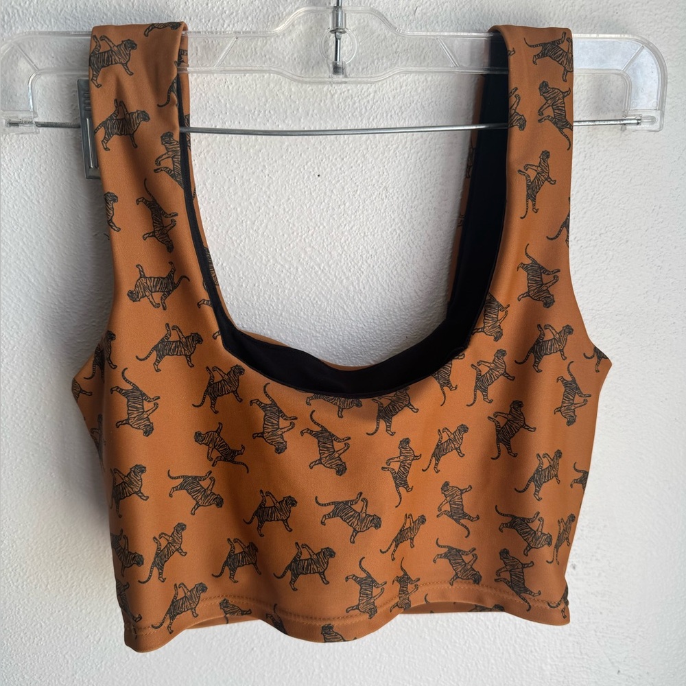 Rare Albion Tiger print Bikini Top - Picture 4 of 7